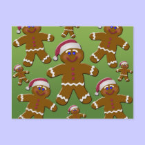 Gingerbread Men postcards