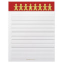gingerbread men recipe pages letterhead