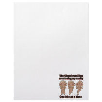 gingerbread men stealing insanity letterhead