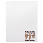 gingerbread men stealing insanity letterhead template