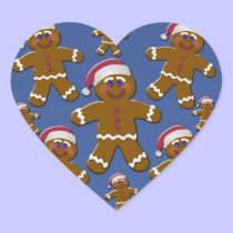 Gingerbread Men stickers
