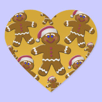 Gingerbread Men stickers