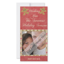 Gingerbread Merry Christmas Photo Card photo cards