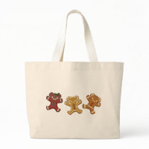 Gingerbread Panda Shopping Bag