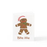 Gingerbread Santa Card