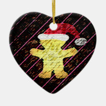 Gingerbread Santa Christmas Ornament