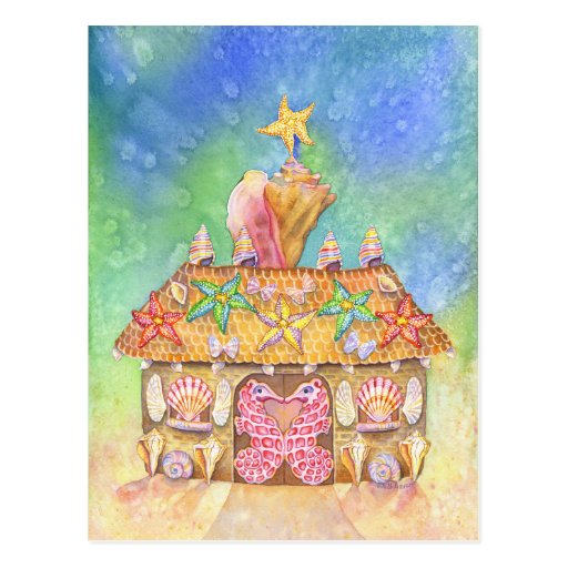 Gingerbread SeaCasa Postcards