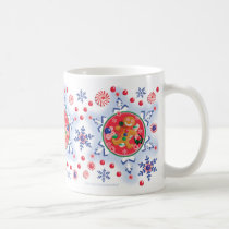 GINGERBREAD & SNOWFLAKES Mug by gardensofeve GINGERBREAD & SNOWFLAKES Mug