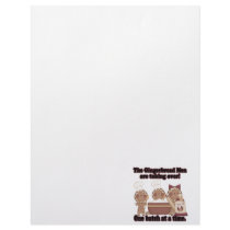 gingerbread taking over kitchen letterhead