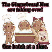 gingerbread taking over kitchen photo sculptures