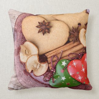 Gingerbread Throw Pillows