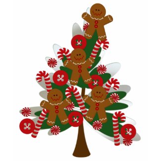 Gingerbread Tree Christmas Shirt shirt