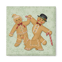 Gingerbread Trio 2 magnets