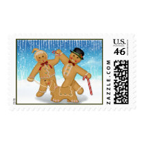 Gingerbread Trio Postage postage