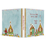 Gingerbread Village Family Dessert Cookbook Binder