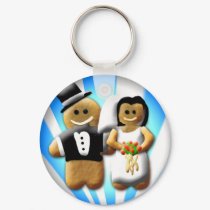 gingerbread wedding keychains by sogri215 gingerbread wedding keychains