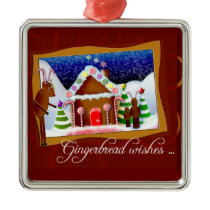 Gingerbread wishes ornaments