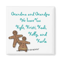 GingerbreadPeople Magnet-customize by MakaraPhotos GingerbreadPeople Magnet-customize