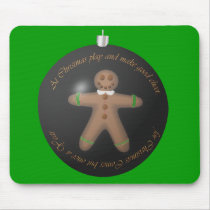 Gingerbreads for Christmas mousepads