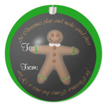 Gingerbreads for Christmas stickers