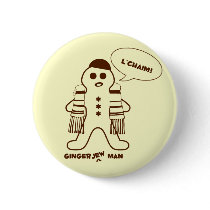Gingerjew Man buttons by KPAmadeo Gingerjew Man buttons