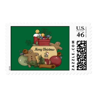 Gingerman Christmas stamp