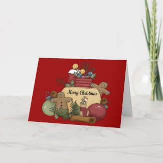 Gingermen Christmas card