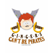 Gingers Can't Be Pirates t-shirts
