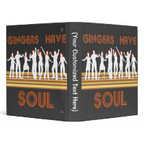 Gingers have Souls Train Vinyl Binders