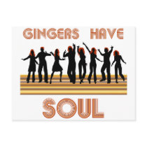 Gingers have Souls Train Postcard