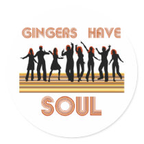 Gingers have Souls Train Stickers