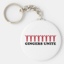 Gingers Unite Keychains