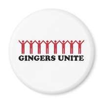 Gingers Unite Magnet