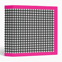 Gingham Binder