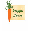 Gingham Carrot Veggie Lover T-Shirt shirt