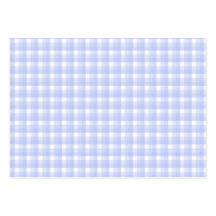 Gingham check pattern. Light Blue & White. Business Card
