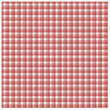 Gingham check pattern. Red and White. Photo Sculptures