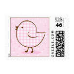 Gingham Chick Postage Stamp