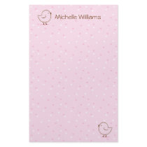Gingham Chick Stationery