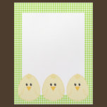 Gingham Chicken Letterhead letterhead