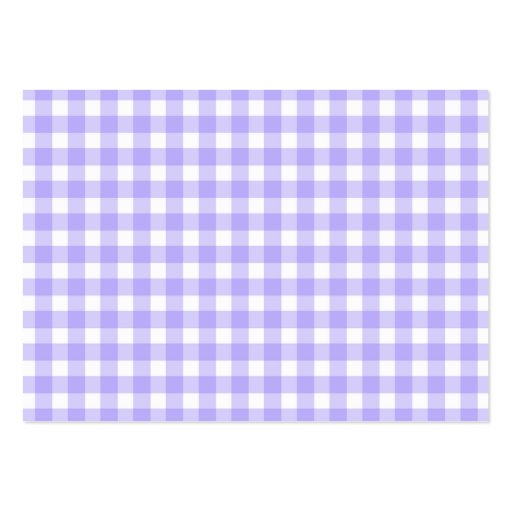 gingham dog paw - purple business card templates (back side)