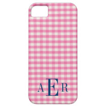 Gingham in Pink casemate cases