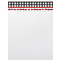 Gingham Ladybug Letterhead