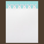 Gingham Rabbit Letterhead letterhead
