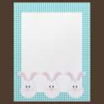 Gingham Rabbit Letterhead letterhead