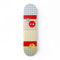 Gingham Skateboard