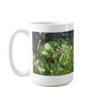 Gingko broken leaf collage - Mug