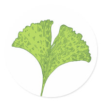 Gingko Leaf stickers