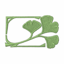 Gingko Leaves embroidered shirts by ZazzleEmbroidery Gingko Leaves embroidered shirts