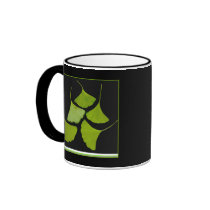 gingko leaves mug